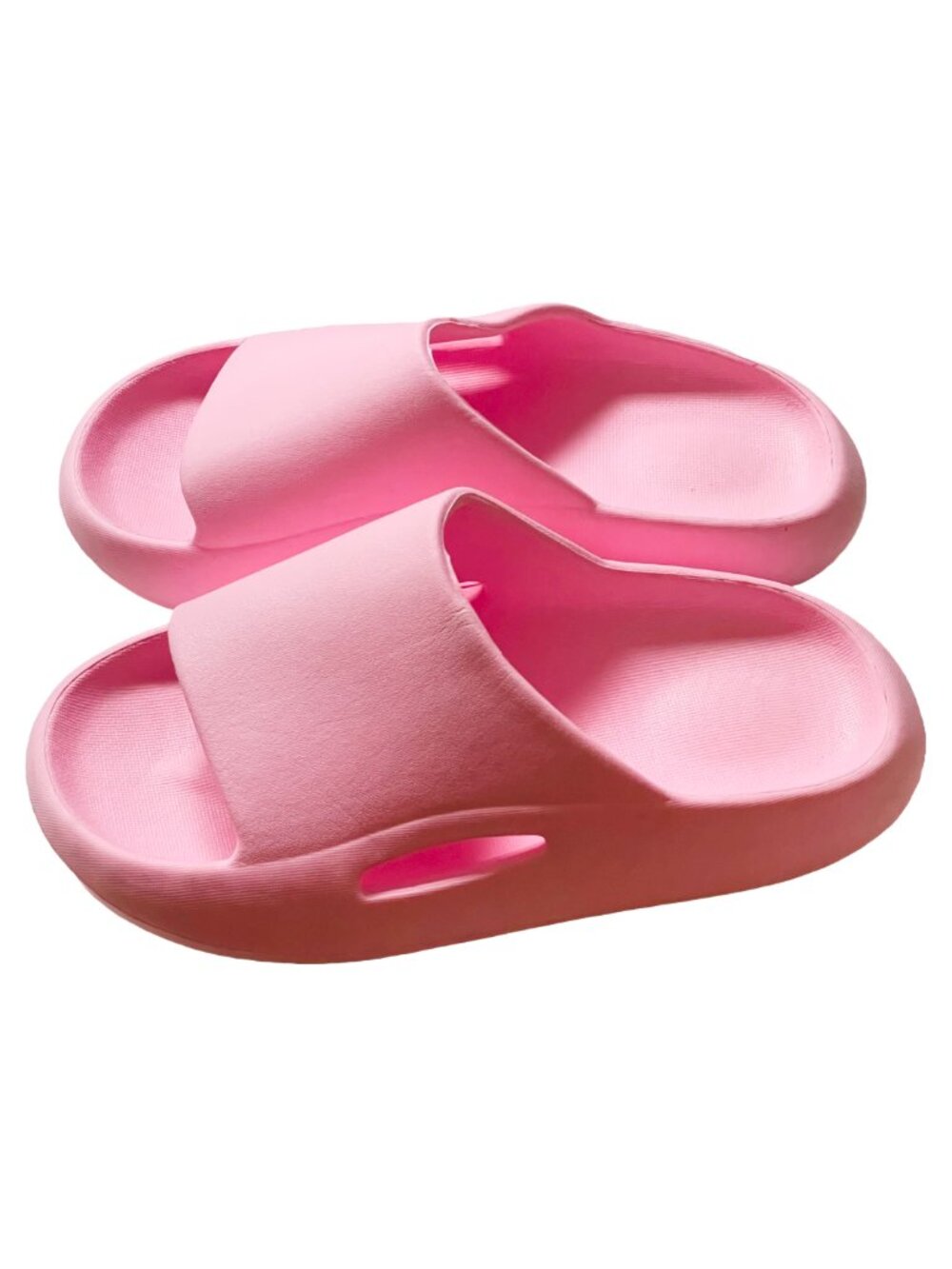 Girls Pink EVA Cloud Slides Waterproof Pool Sandals Little Kid 1.5
